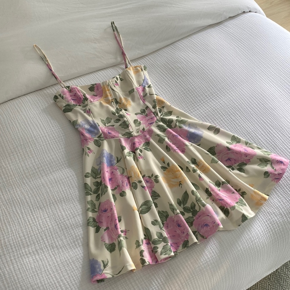 Zara Floral Skater Dress